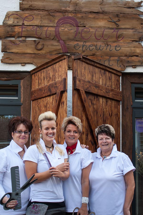 Friseur Scheune Schmidt Schermen Team Familie Schmidt