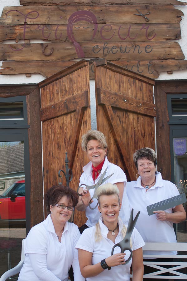 Friseur Scheune Schmidt Schermen Team Familie Schmidt